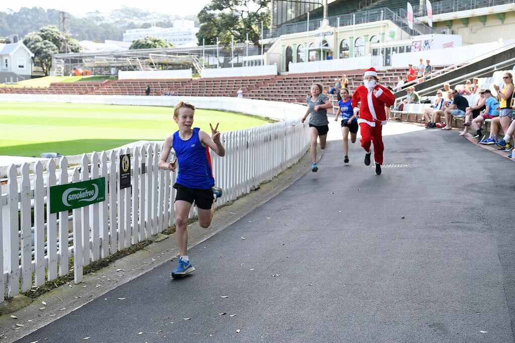 Callum Wos dominating the Kid's Dash